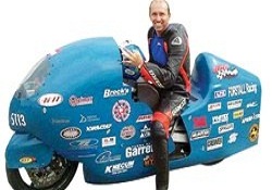 Motosiklette yeni hız rekoru