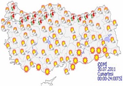 Meteorolojiden aşırı sıcak uyarısı