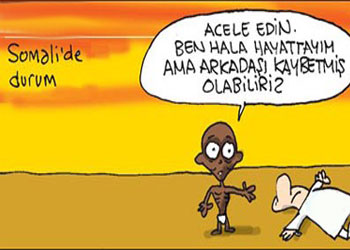 Somali'de ölen biz değiliz-Karikatür