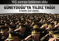 YAŞ sonrası G.Doğu'ya yıldız yağdı