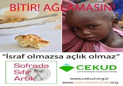 "Sofrada Sıfır Artık'' Kampanyasına Davet