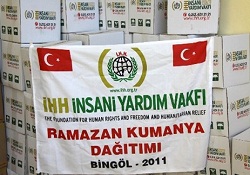 İHH, yardım paketlerinin dağıtımına başladı