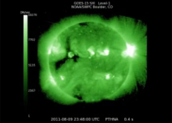 Güneşte son 5 yılın en büyük patlaması