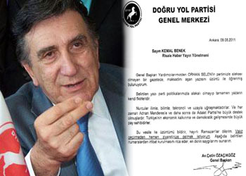 DYP'den Said Nursi ve Nurculuk açıklaması