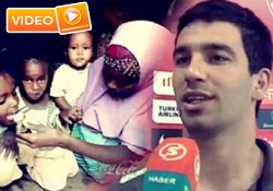 Arda Turan'dan Afrika'ya destek - Video