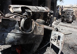 Tankların bombaladığı şehirden ilk görüntüler