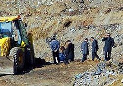 Toplu mezar çalışmalarına başlandı
