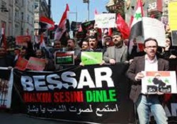 Suriye'de yaşanan olaylar İstanbul'da protesto edildi