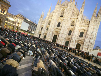Milano belediyesinin Ramazan bayramı ilanı