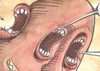 İnsan konuşmak isteyince - Karikatür