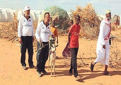 Büyükşehir, Somali'de bin 200 keçi dağıttı
