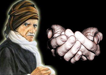 Said Nursi fitresini avucuyla bana verdi