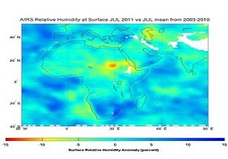 Afrika'daki kuraklık uzaydan da tesbit edildi