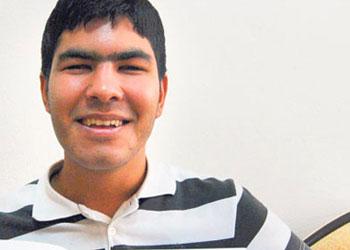 Görme engelli Emre'nin büyük zaferi