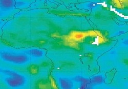 Açlık, uzaydan bakınca sadece kırmızı bir ‘leke’