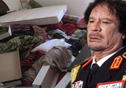 Kaddafi'nin sarayı yağmalanıyor