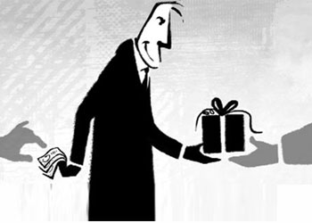 Görev başındaki memura iltifat da rüşvet