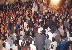 Sakal-ı Şerif izdihamı