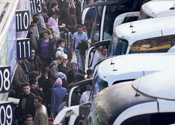 Otobüs biletleri tükendi!