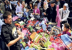 Bayram ve okul alışverişi birleşti