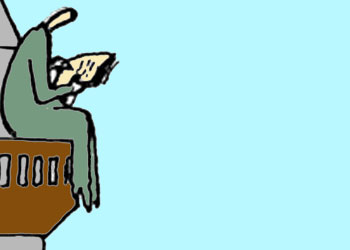 Bir muallim için iki yer vardır - Karikatür