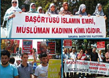 Başörtüsü zulmünde zafer direnenlerin olacak