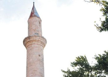 Antik kentte Osmanlı camisinden kalan tek iz