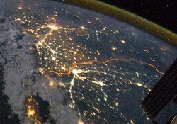 Düşmanlık uzaydan görüntülendi