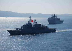 Türk donanmasını görünce Rumlar’ları terkettiler