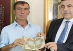 2 asırlık Kur'an-ı Kerim'i nasıl buldu?