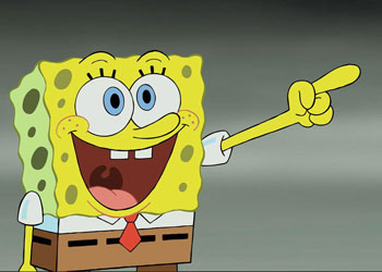 Sünger Bob dikkat dağıtıyor