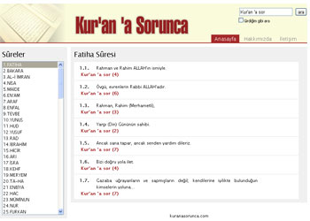 Kur'an'daki sorunun cevabı yine Kur'an'da
