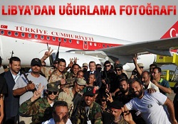 Erdoğan'ı Libya'dan böyle uğurladılar