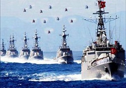 Askeri, fırkateyn ve jetlerle bölge kontrolümüzde
