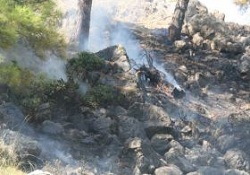 Fethiye’deki Yangında Bir Dekar Orman Arazisi Yandı