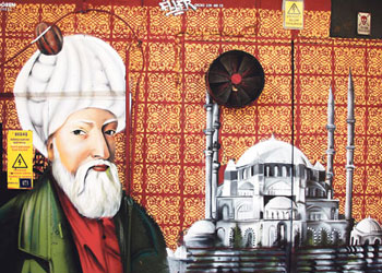 Sokaktaki Mevlana ruha hitap edecek