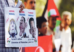 AB, Filistin'de bölündü