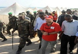 Somali devlet başkanı Kızılay kampında