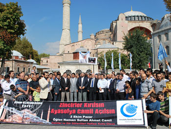Zincirler kırılsın, Ayasofya cami olsun