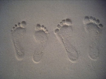 Yürüyüş izi de parmak izi gibi eşsiz