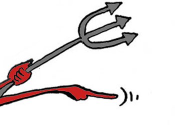 Şeytanı dinleyen ıslah edemez - Karikatür