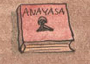 Anayasanın anahtarı aranmaktadır-Karikatür
