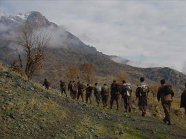 PKK'lılar mevzileri bırakıp kaçtı