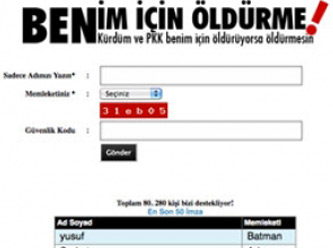 'Kürdüm ama benim için öldürme!'