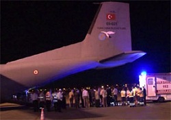 Libyalı yaralılar Türkiye'de