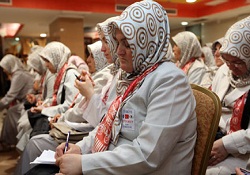 Hac’da 299 kadın din görevlisi hizmet veriyor