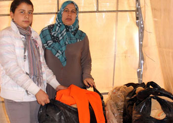 Eşini şehit verdi, Van'a yardıma koştu