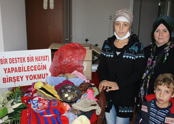 Kanserli çocuklar depremzededen dua istedi