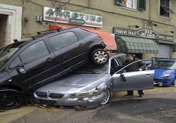 Yağmur İtalya'yı yerle bir etti