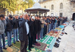 Eyüpsultan'da 41 şehit için 41 kurban kesildi